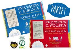 Pakiet Przygoda z Polską + Przygoda z Europą - kreatywna książeczka